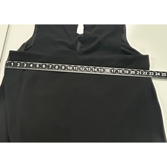 Torrid Shift Dress 1X Knee Length Black Choker Neck Back Keyhole Witchy Party - Picture 6 of 11